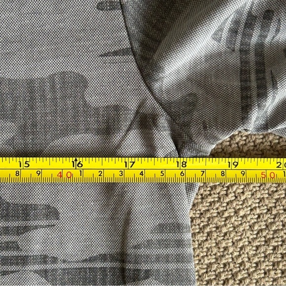 NWT Travis Mathew Beachside Stealth Golf Polo Heather Gray Small Eco Collection - Picture 9 of 13